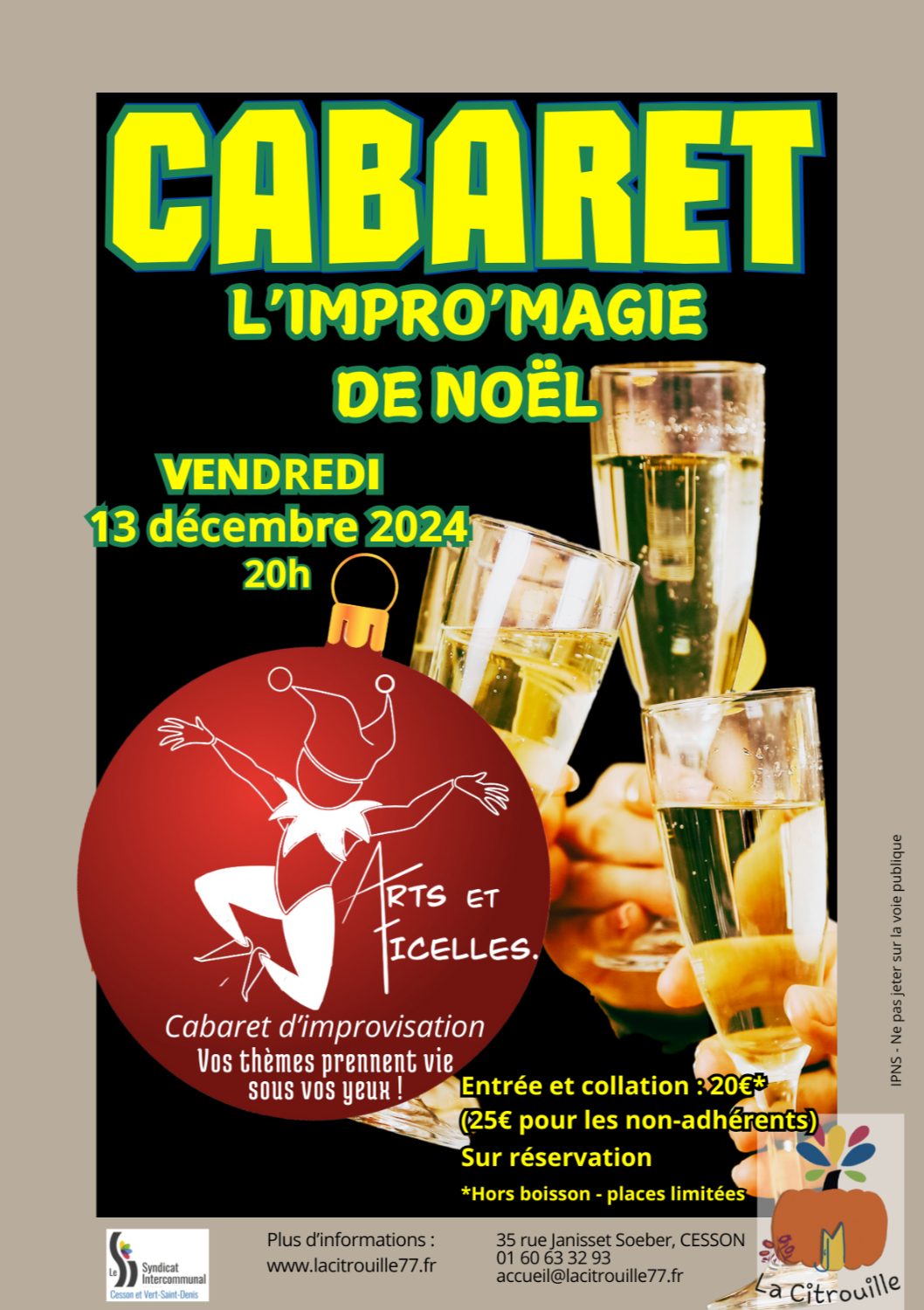 Cabaret l'impromagie de Noël