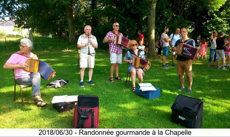 2018/06 - Randonnée gourmande (Téléthon) à la Chapelle des Ftz