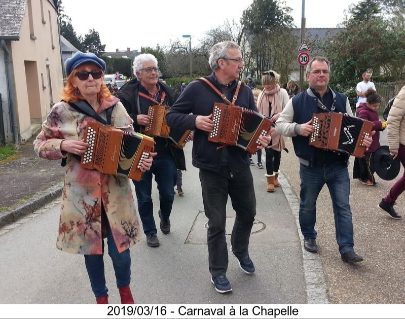 2019/03 - Carnaval de l'école publique à la Chapelle des Ftz