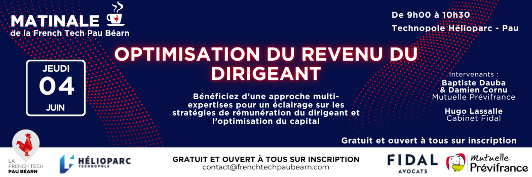 Matinale Optimisation du revenu du dirigeant