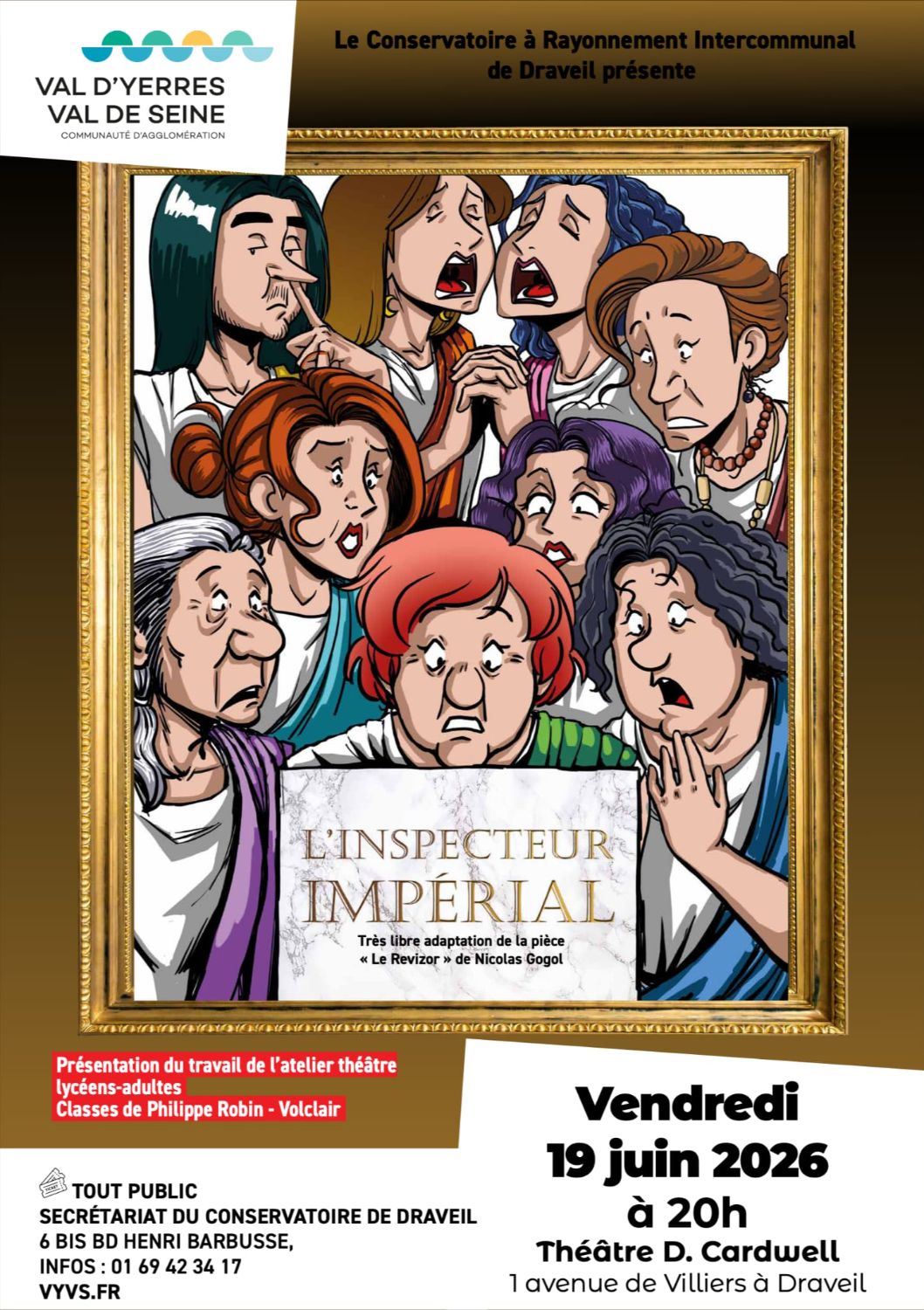 Théatre : L'inspécteur Impérial