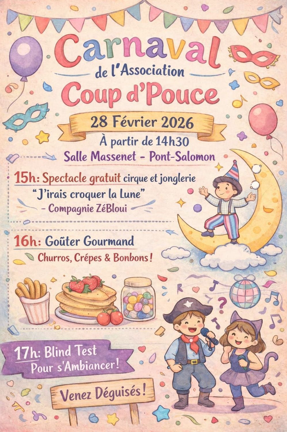 Carnaval - Vente de bugnes