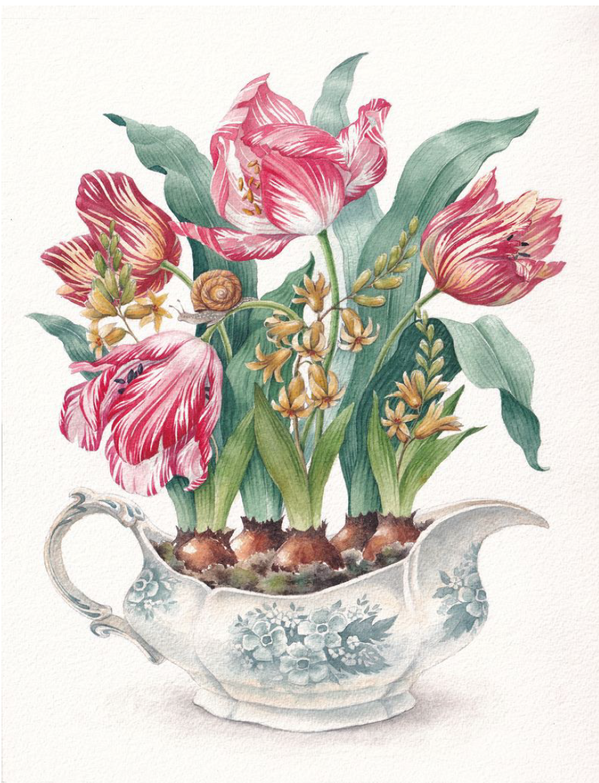 Stage Aquarelle Thème Floral