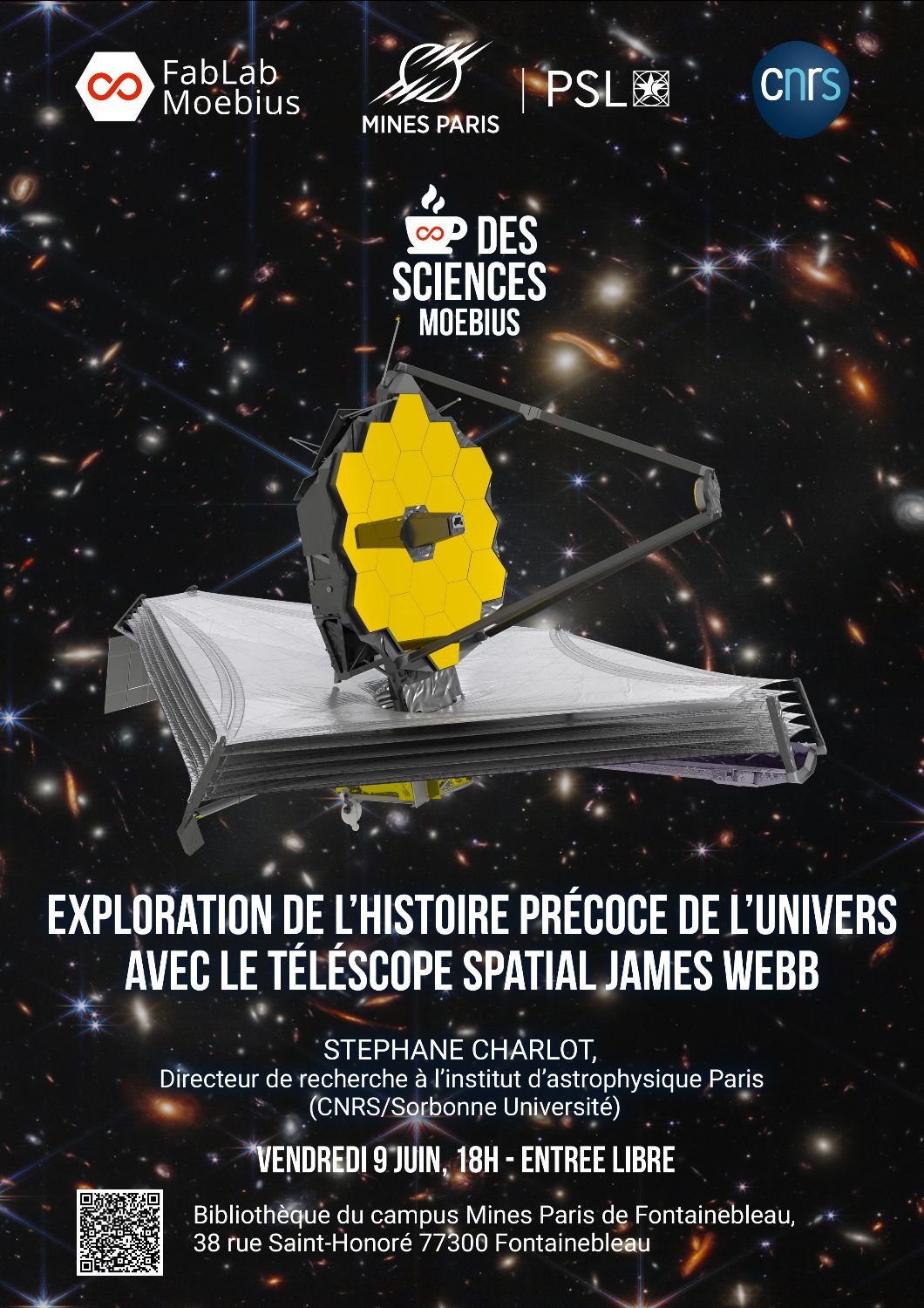 Exploration de l’histoire précoce de l’Univers avec le télescope spatial James Webb