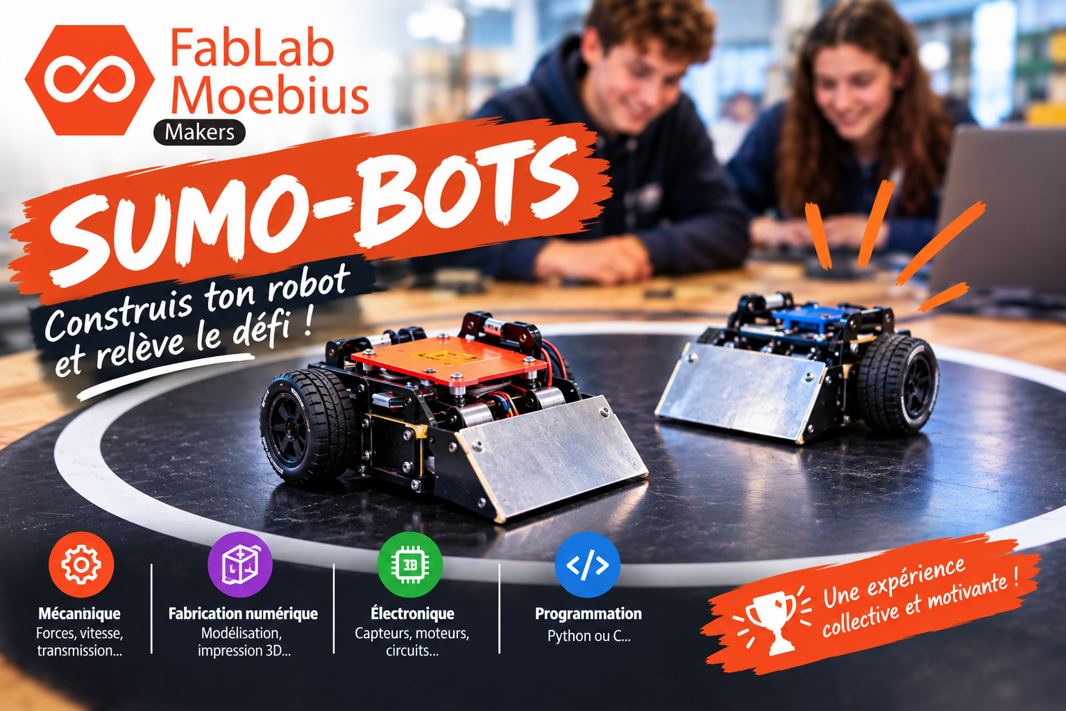 Sumo-bots : Initiation à la robotique