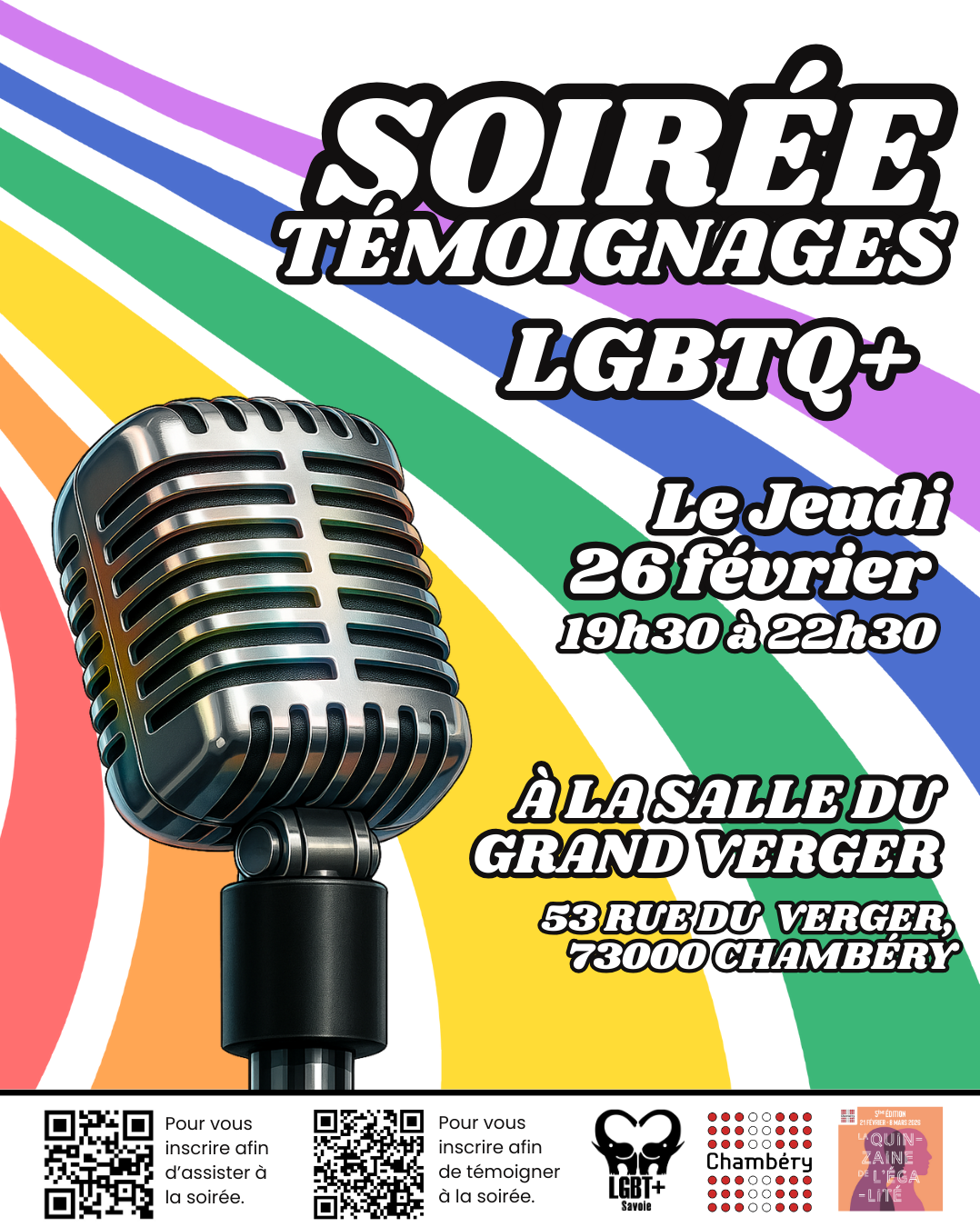 témoigner - soirée témoignages