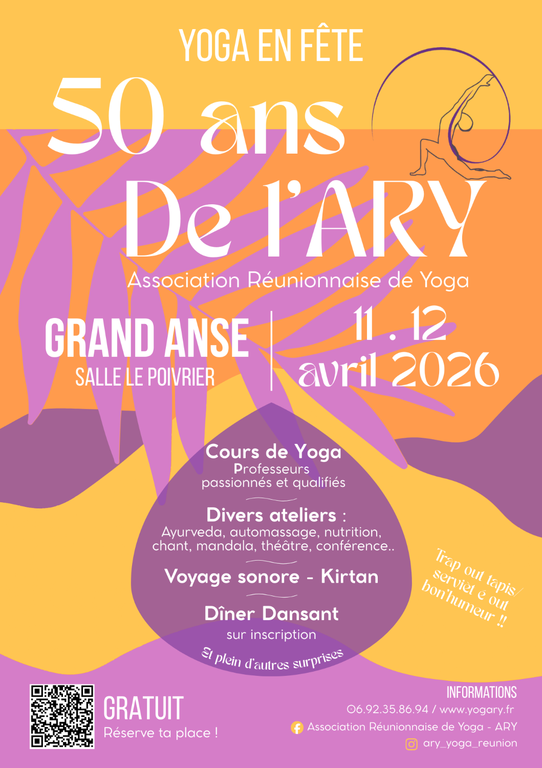 FESTIVITÉS DES 50 ANS DE L'ARY
