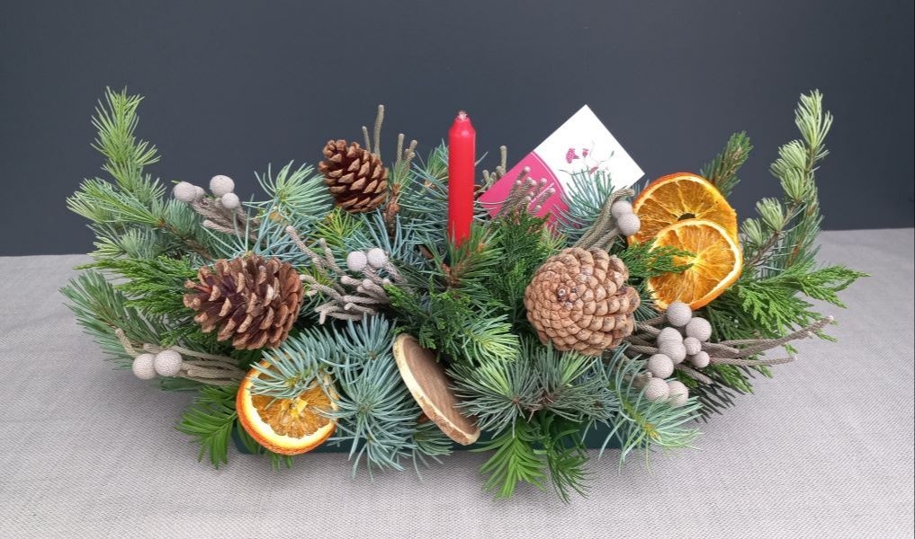 Mercredi 18 Décembre  - Atelier 'Centre de table de Noël' - 14h/16h(2h)