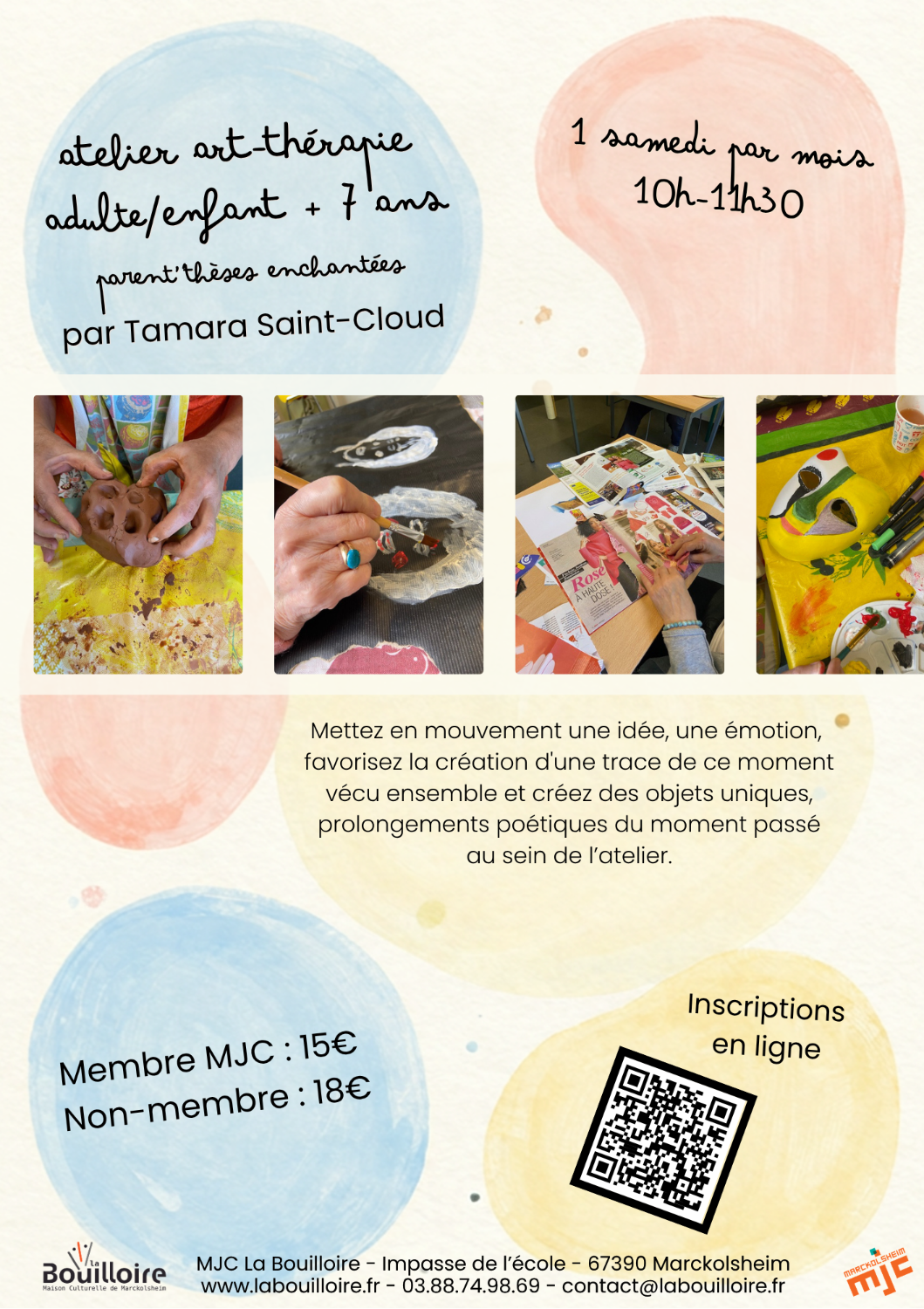 2026/2027 - ATELIER ART THERAPIE PARENTS-ENFANTS