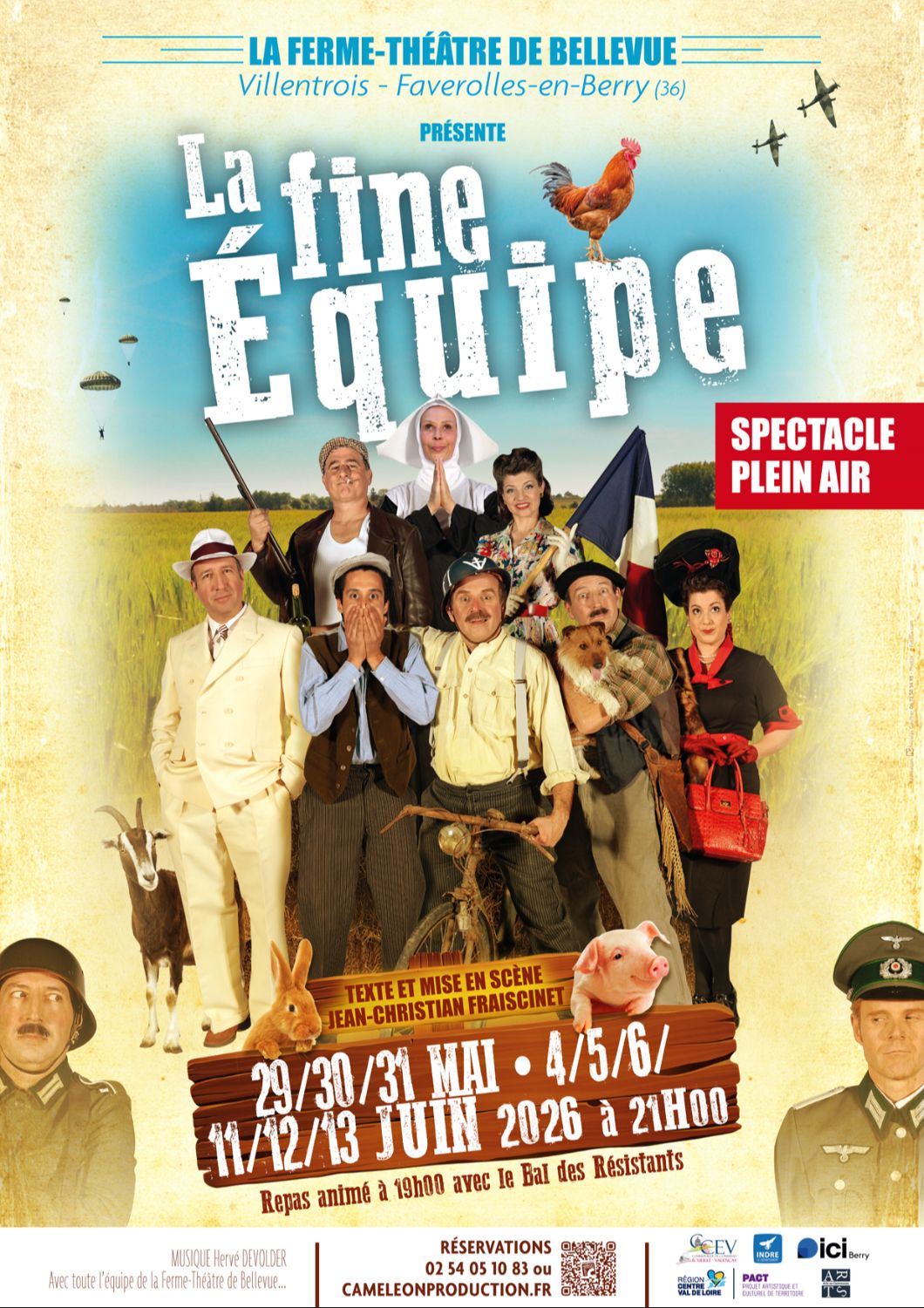 Sortie culturelle : La ferme-théatre de Bellevue Villendrois - Faverolles-en-Berry (36)