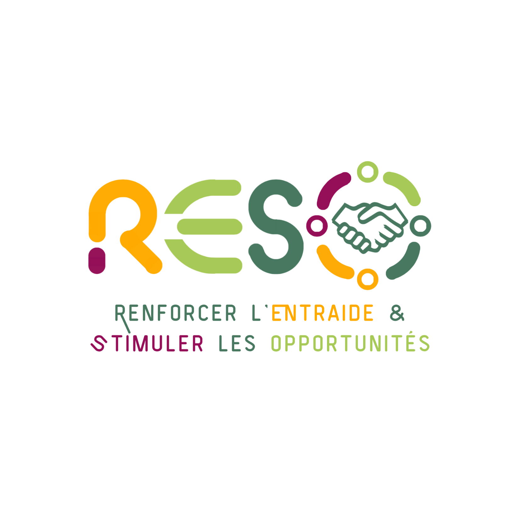 Logo RÉSO - Renforcer l'Entraide et Stimuler les Opportunités