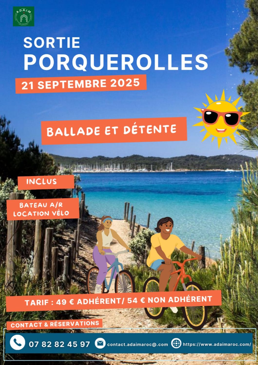 Sortie à Porquerolles