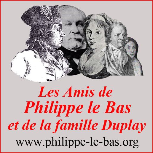 Logo Les Amis de Philippe Le Bas et de la famille Duplay