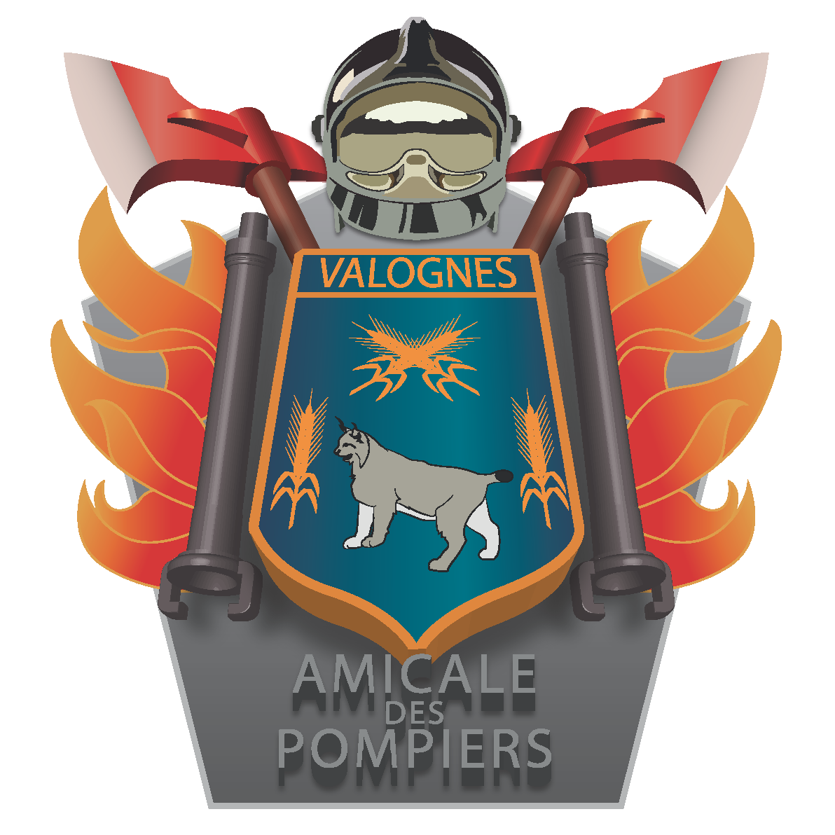 Logo Amicale des Sapeurs Pompiers de Valognes