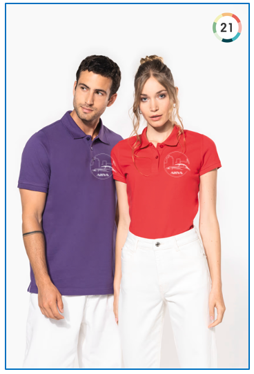 Boutique ARVA - Polo Uniforme Manches Courtes