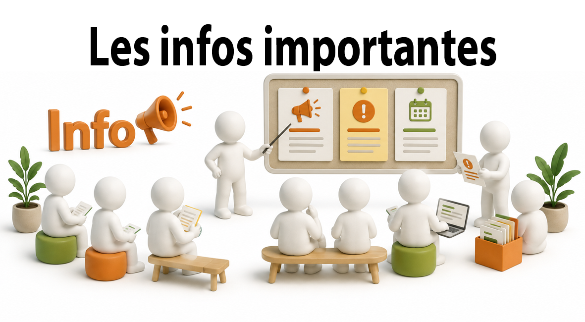 Les infos importantes