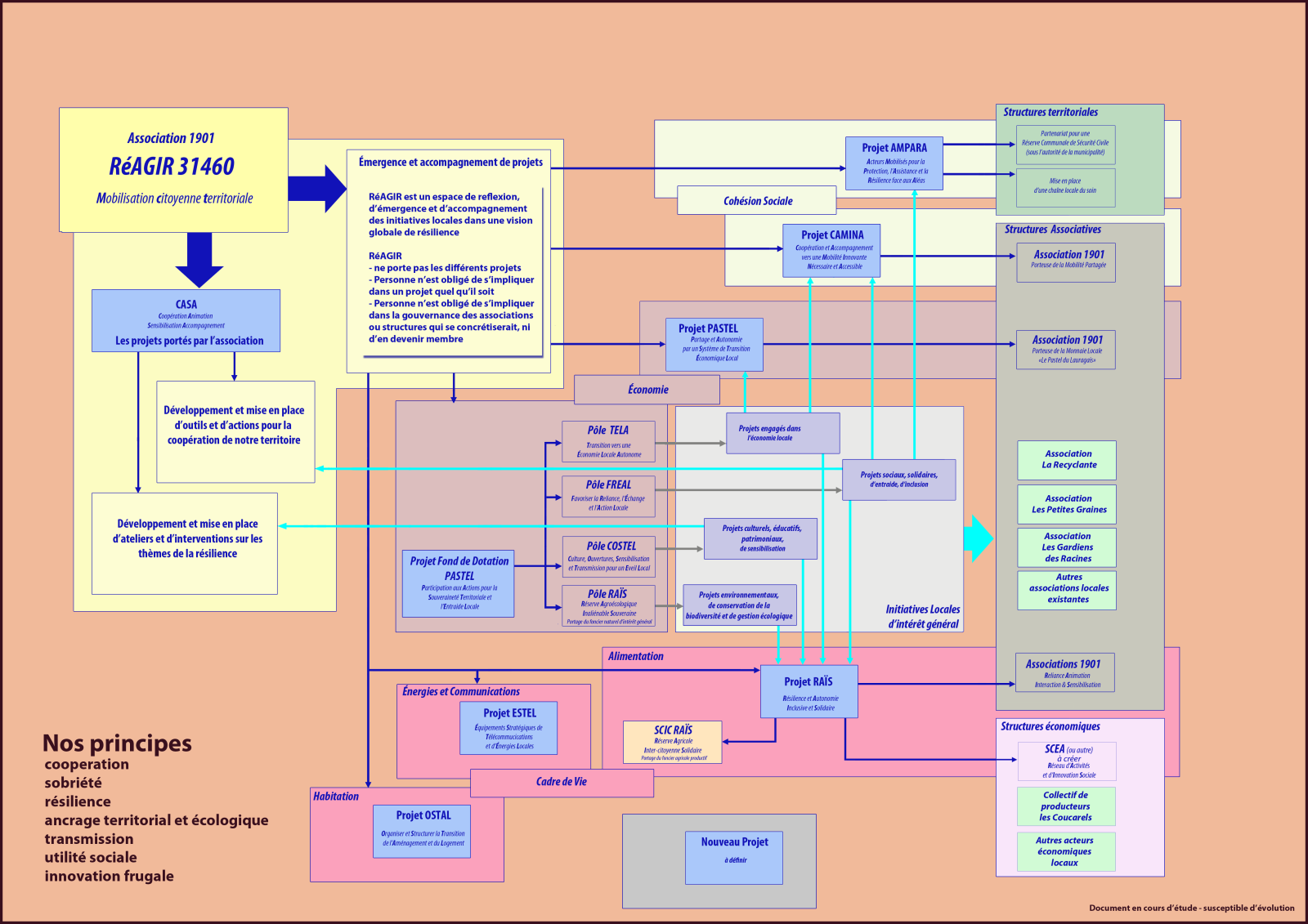 Modèle d'organisation de RéAGIR