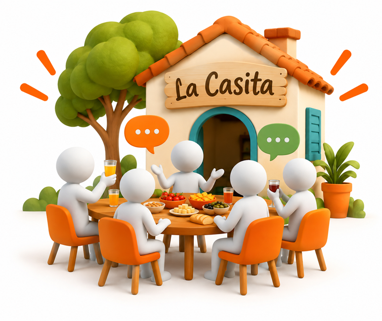 Réunion mensuelle à la Casita