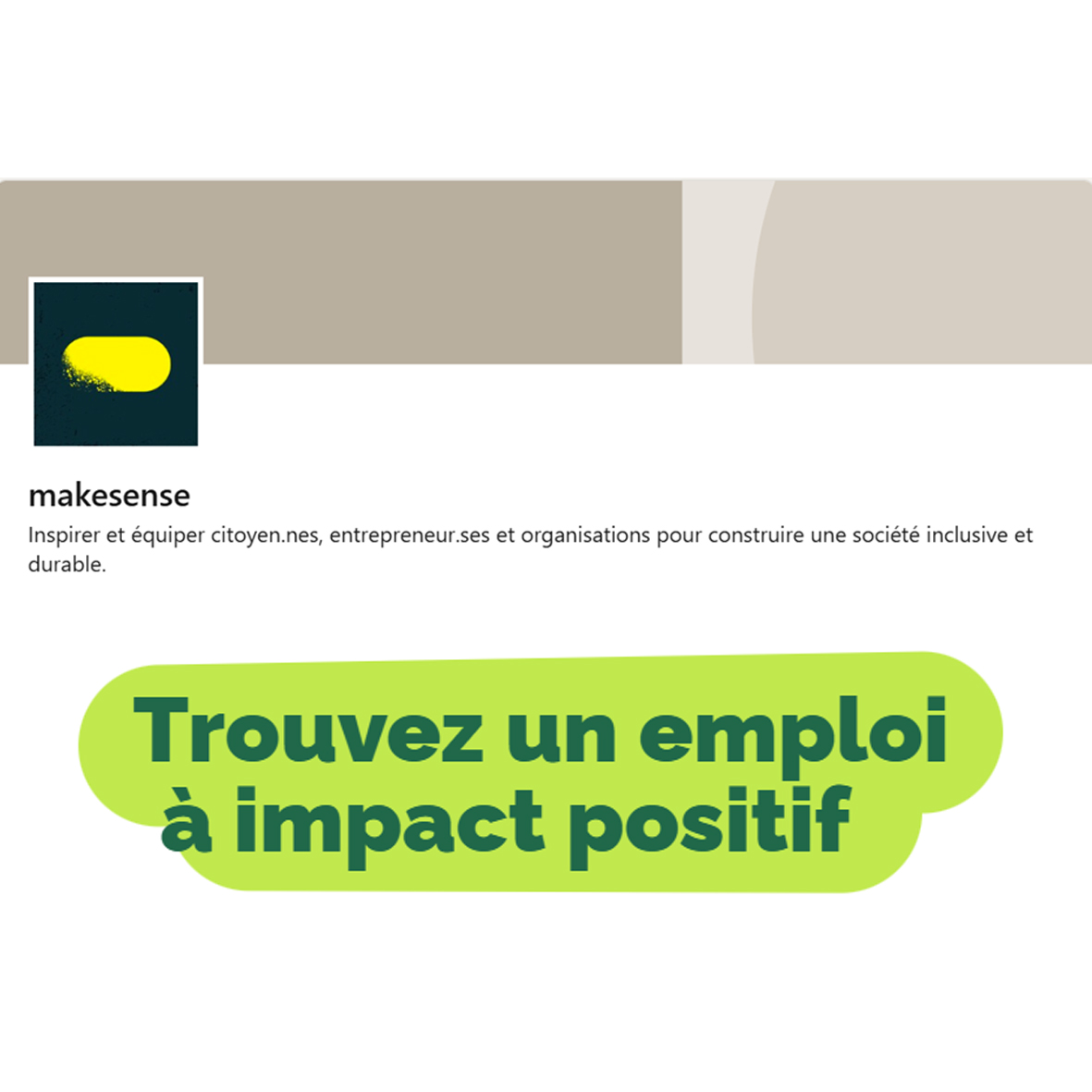 emploi à impact