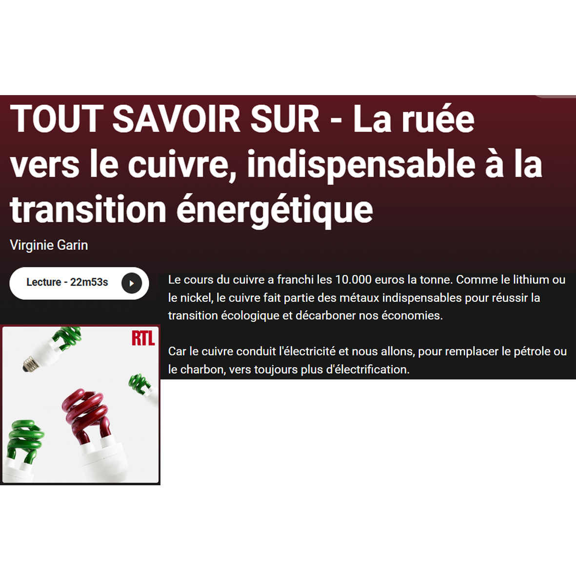 Le Cuivre