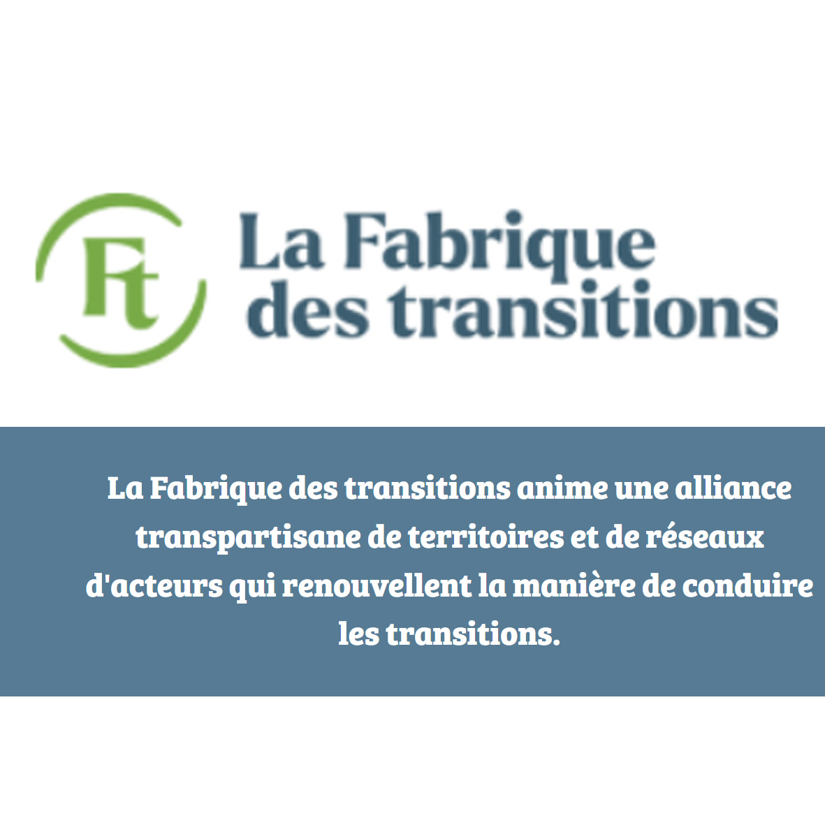 la Fabrique des transitions