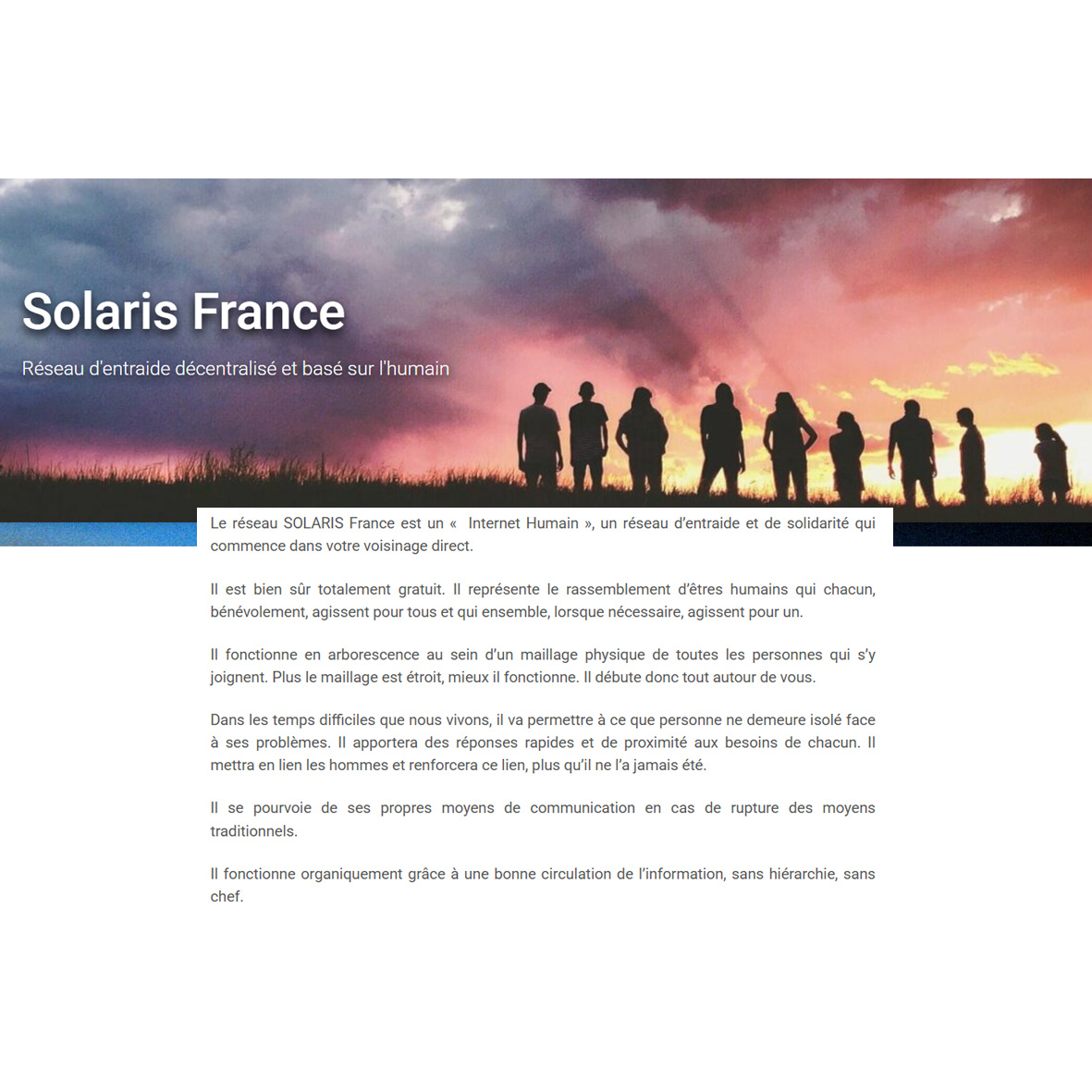 Réseau Solaris