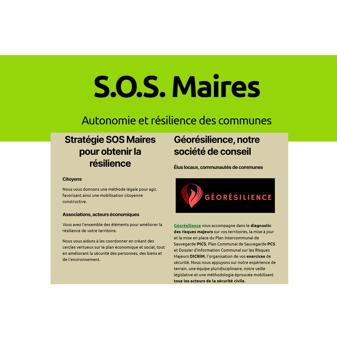 SOS Maires