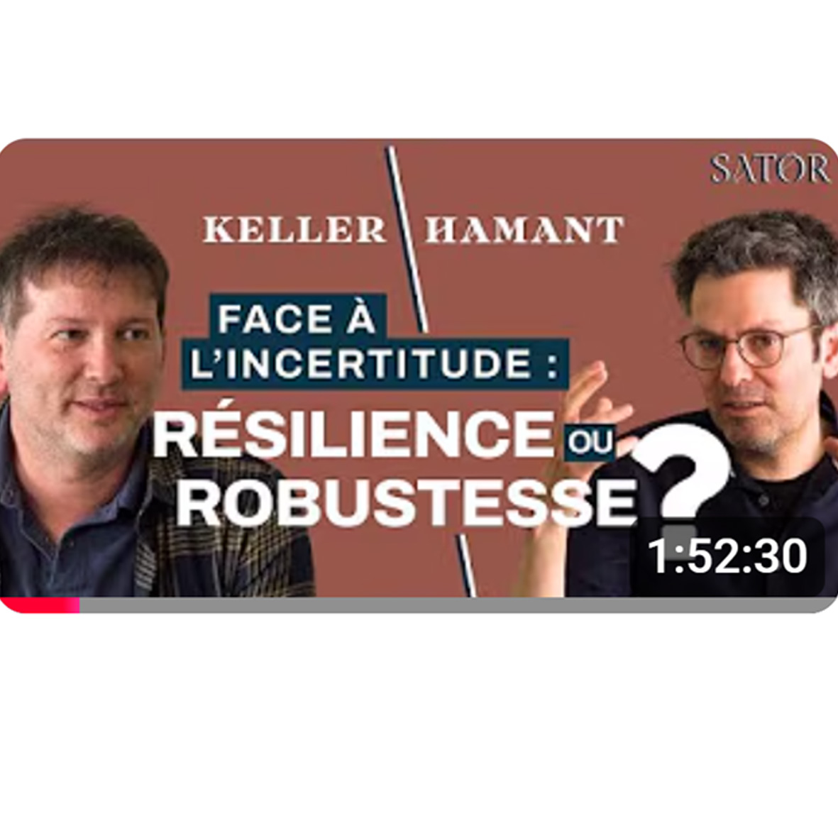 Keller VS Hamant