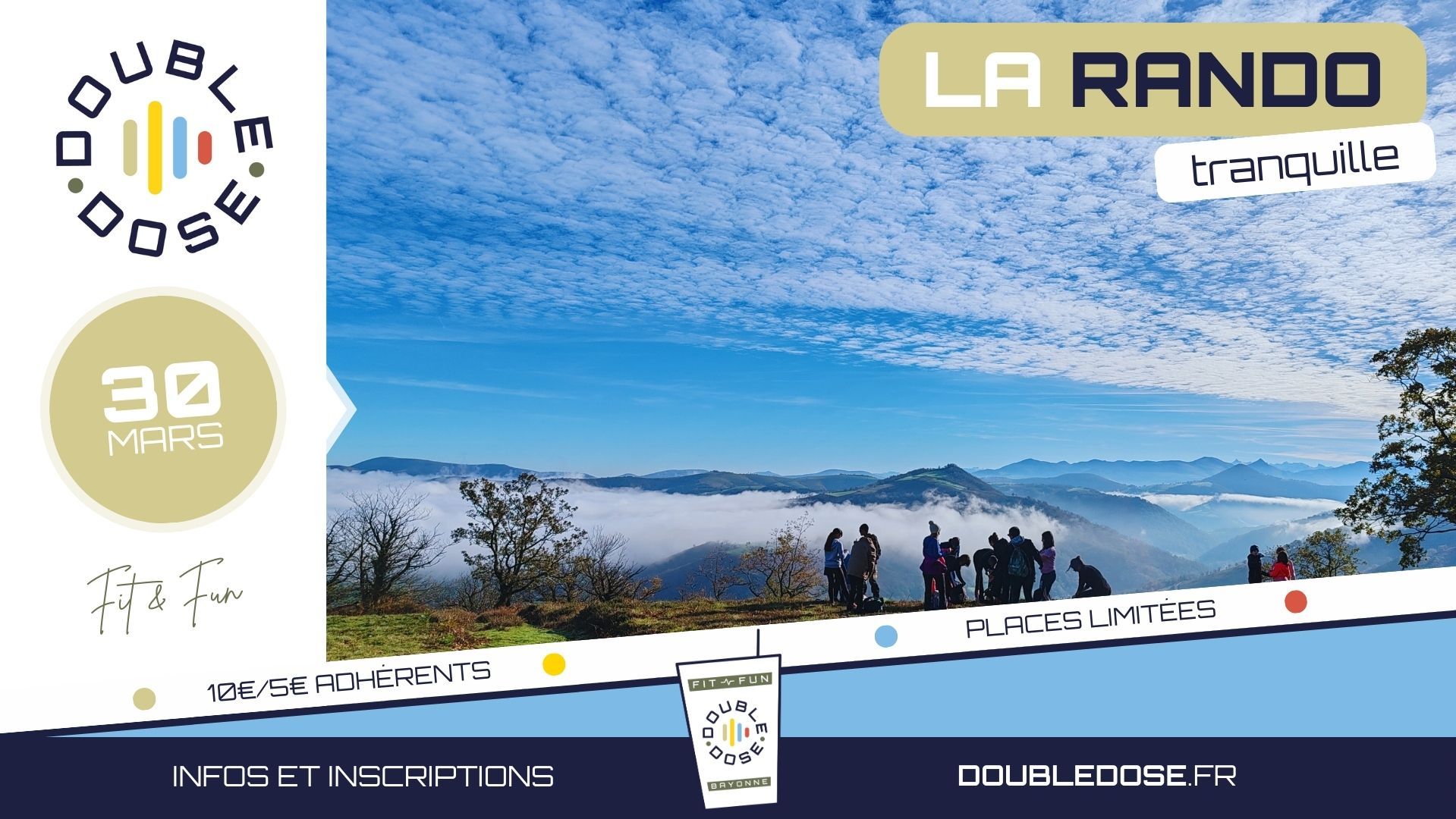 La Rando tranquille -  30 mars