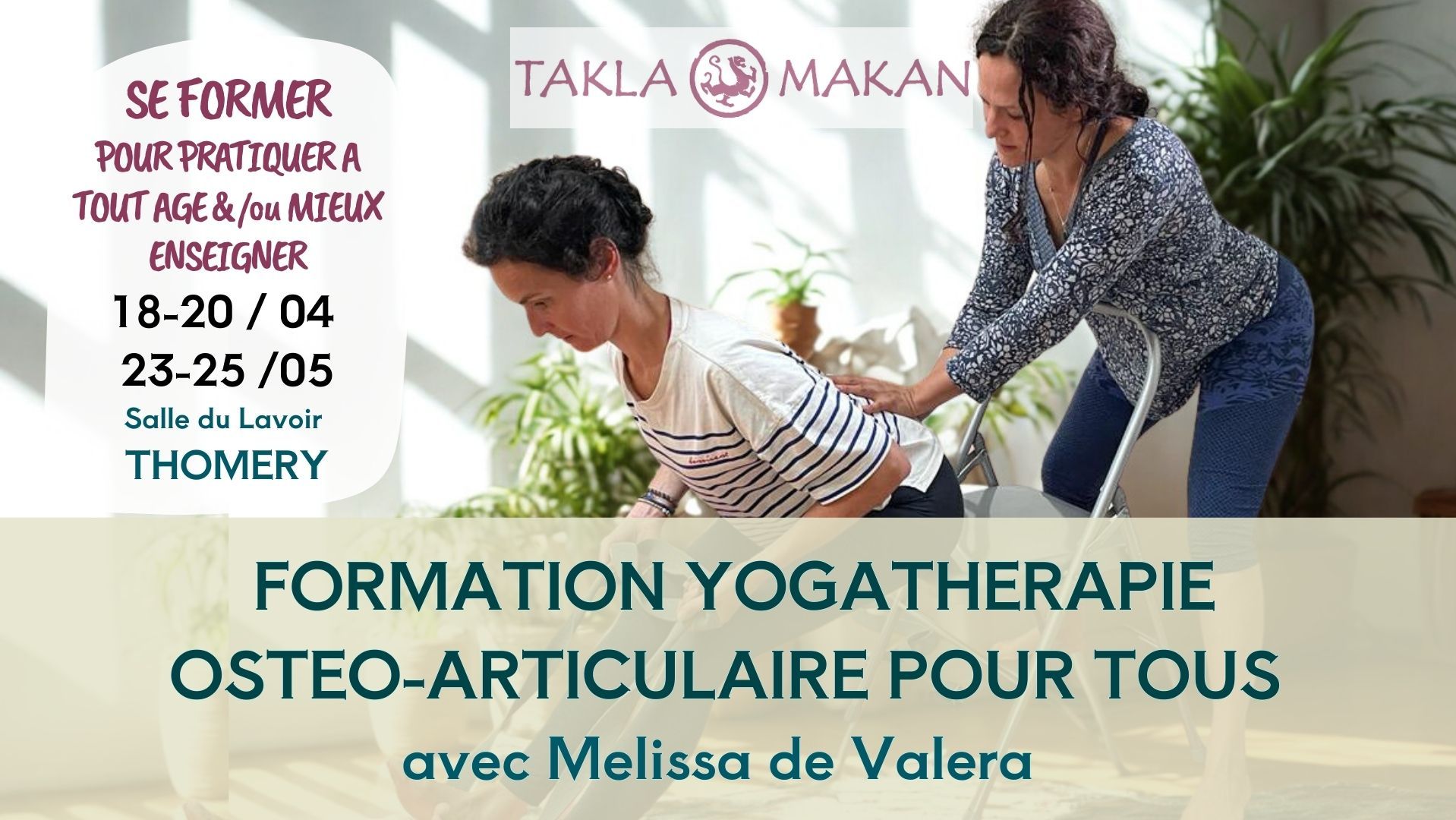 2026 - Formation yogathérapie ostéoarticulaire