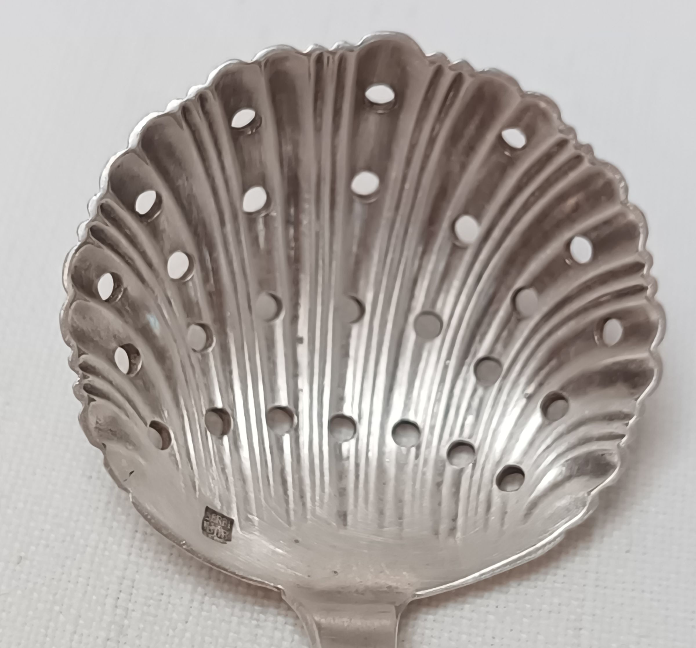 cuillère saupoudreuse Gerbe D'or art déco métal argenté