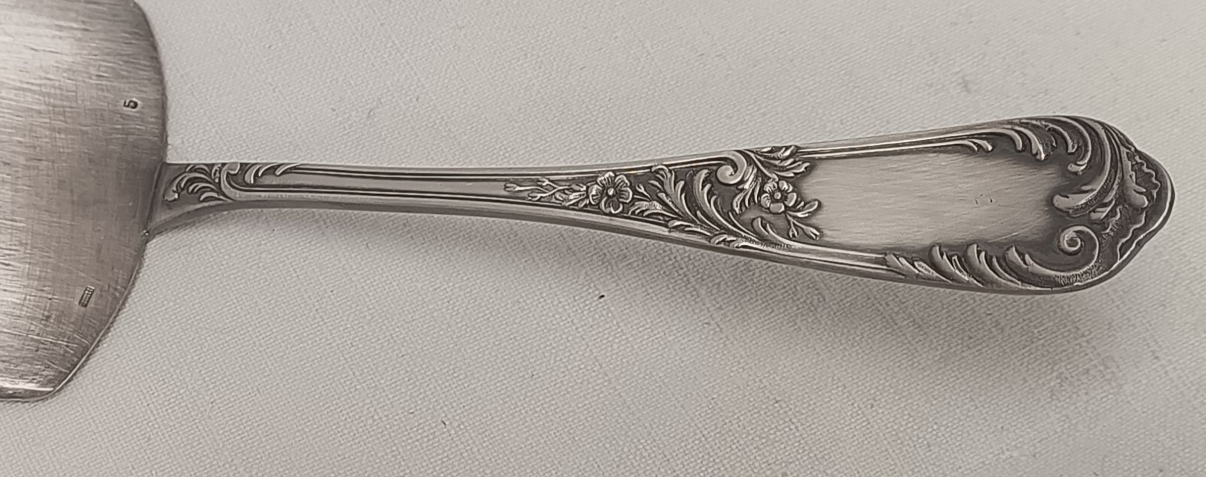 Pelle à tarte couteau à gâteaux Ravinet D'enfert métal argenté rocaille