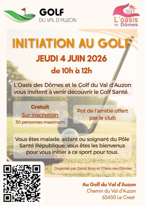 INITIEZ-VOUS AU GOLF SANTÉ