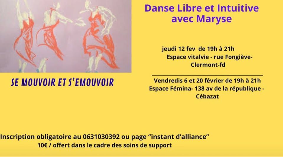 ATELIER DE DANSE ART THERAPIE AVEC MARYSE