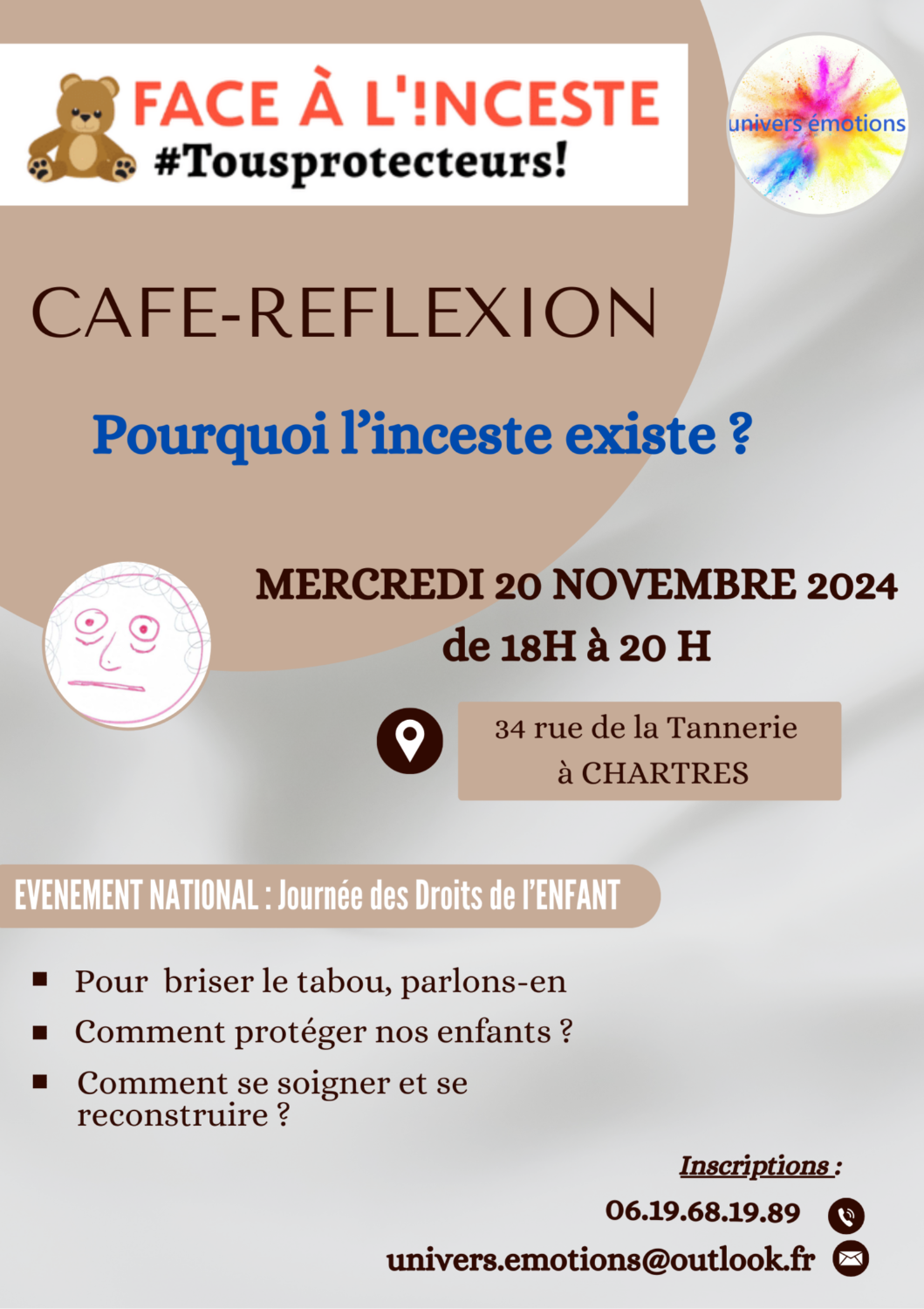 Un café/réflexion intitulé : 