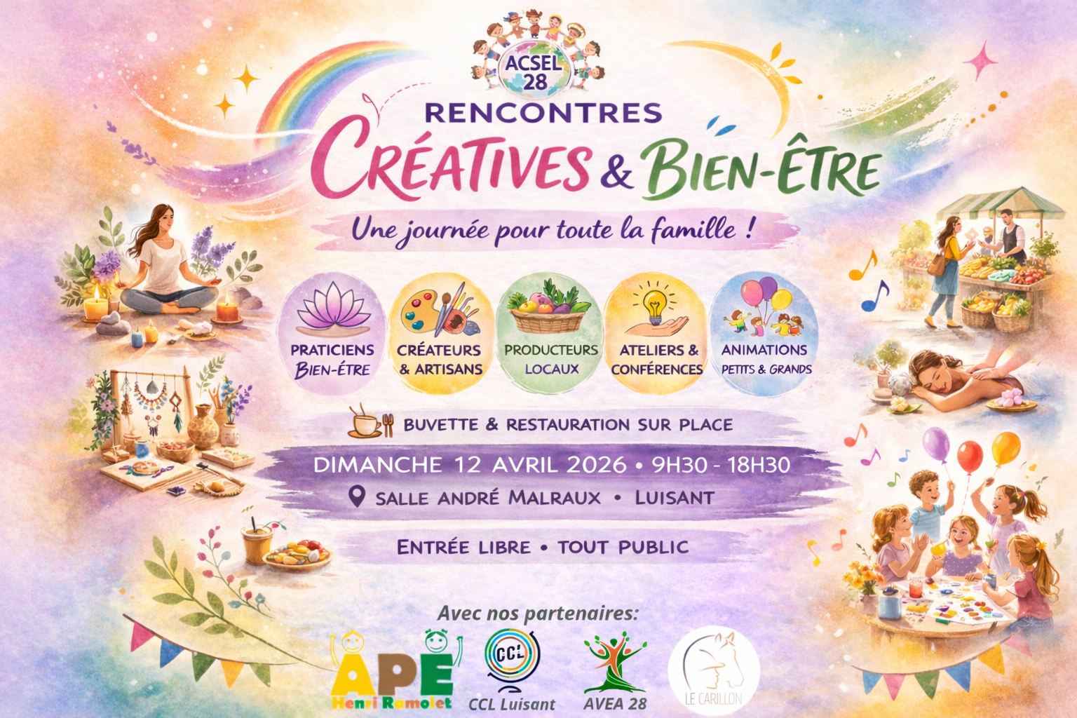 Participation à la rencontre Créatives et bien être