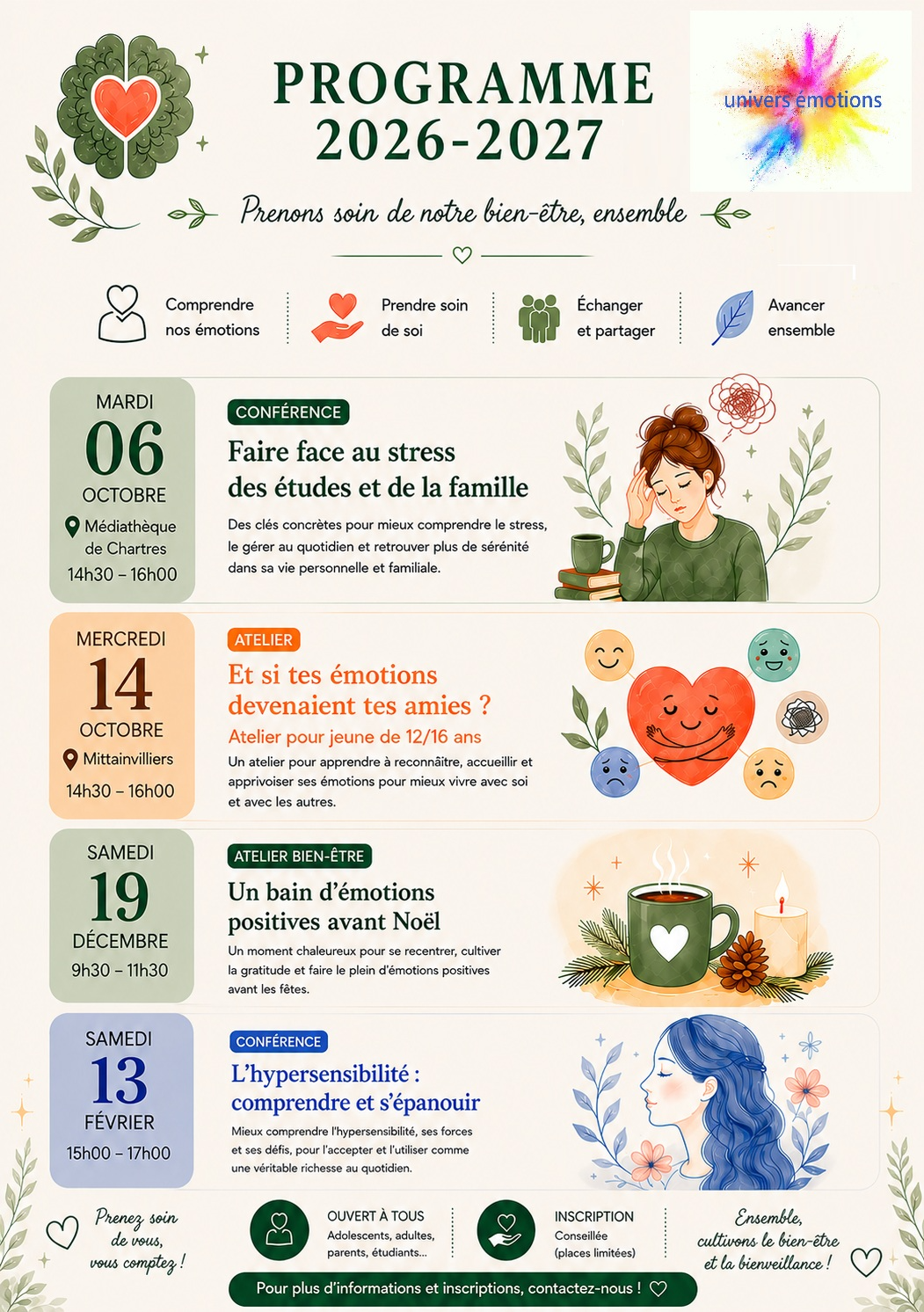 Agenda Univers Emotions