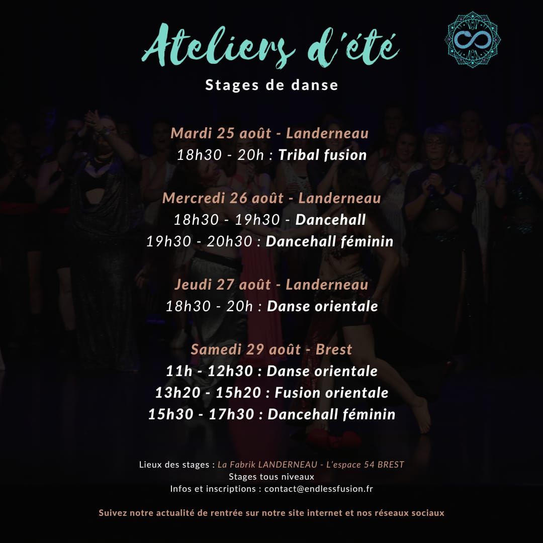 Ateliers d'été Endless Fusion
