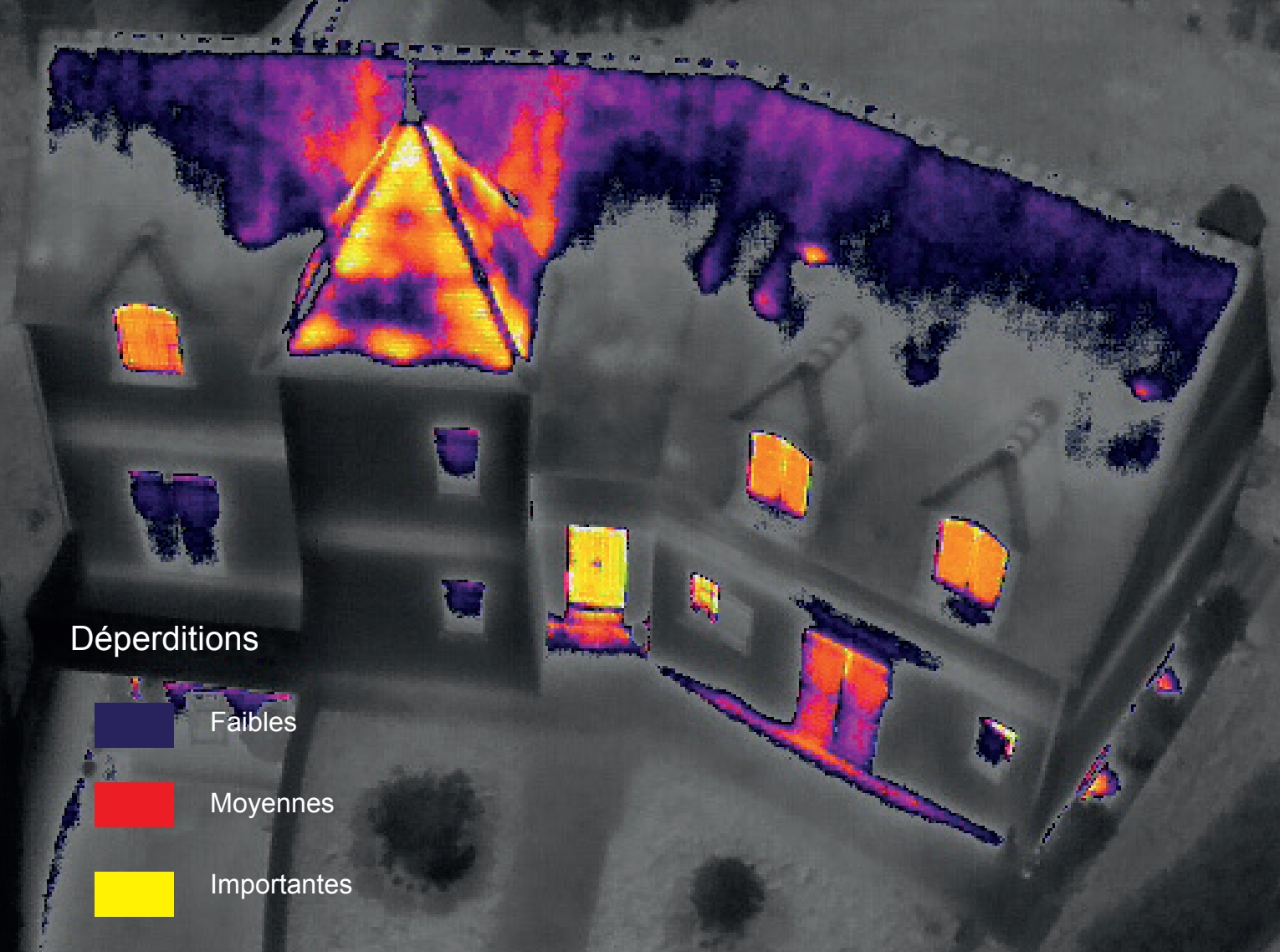 Campagne de thermographie par drone