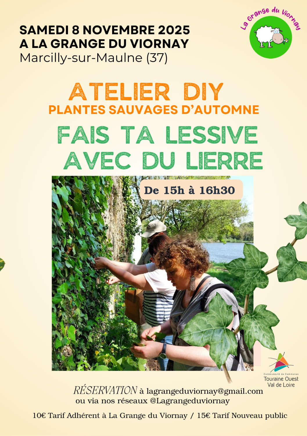 Fais ta Lessive au Lierre ! à la Grange du Viornay