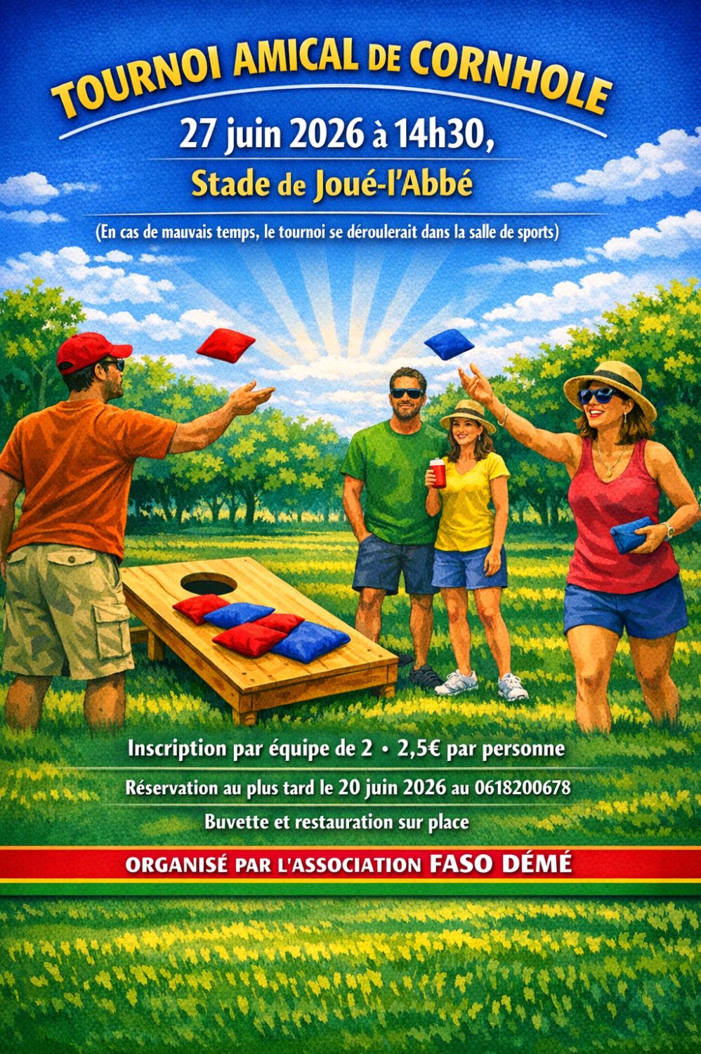 TOURNOI AMICAL DE CORNHOLE