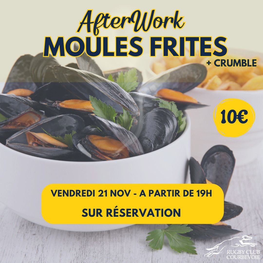 Afterwork 21/11 - Moules Frites & Crumble
