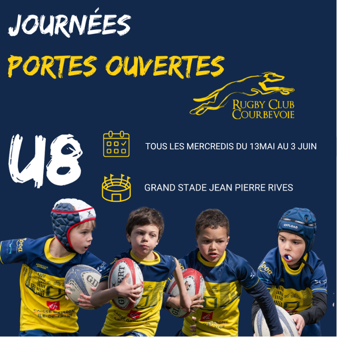 Journées Portes Ouvertes - U8 (Nés en 2018/2019)