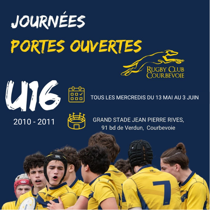 Journées Portes Ouvertes - U16 (Nés en 2010 / 2011)