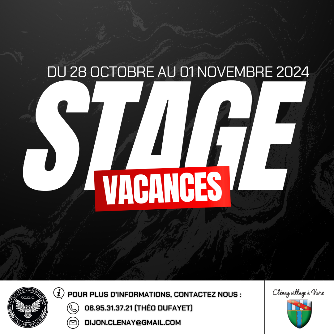 STAGE VACANCES - TOUSSAINT