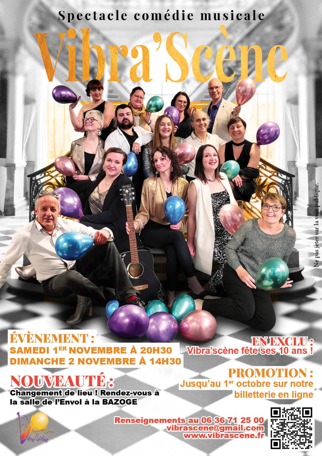 Samedi 1er novembre - Vibra'scène fête ses 10 ans
