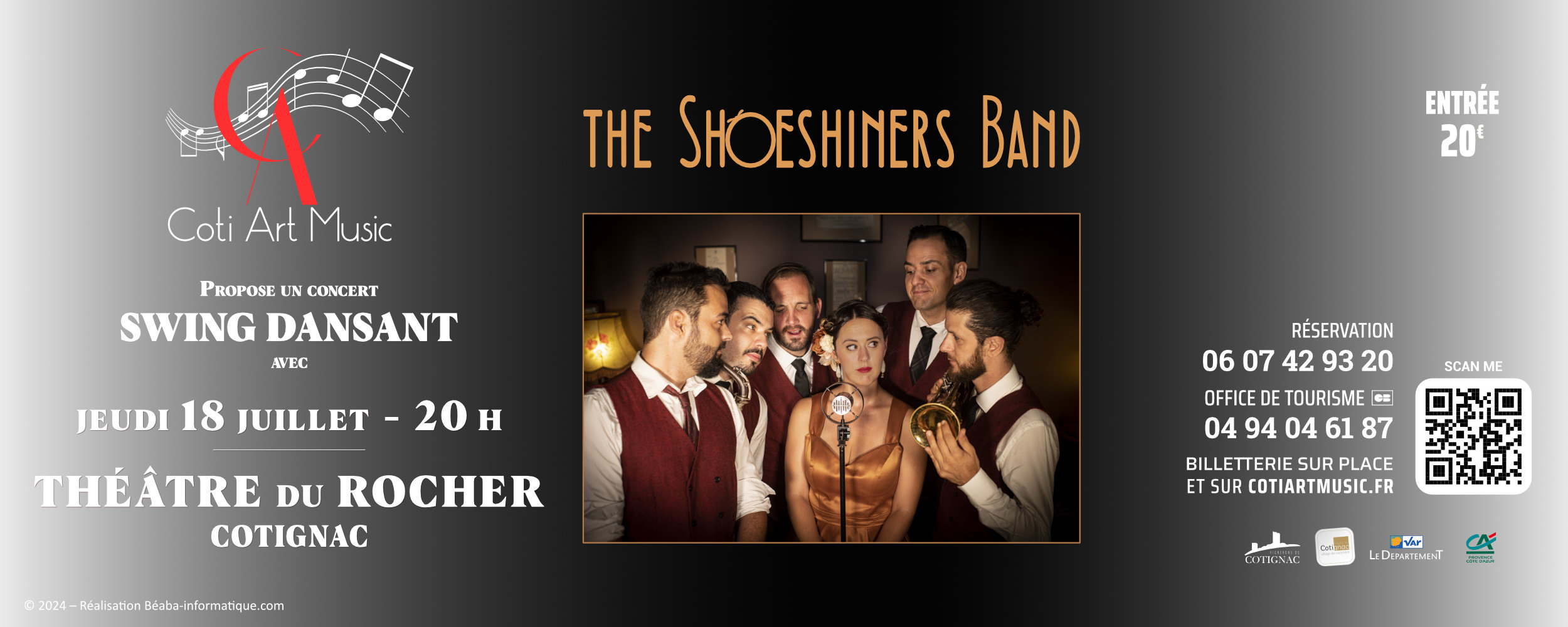 Concert swing dansant « The Shoeshiners Band »