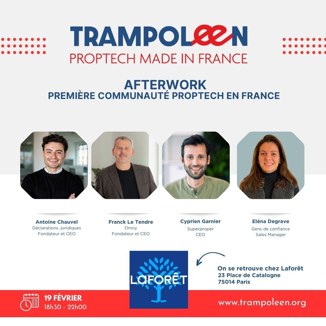 Afterwork Trampoleen - 19 février chez Laforêt