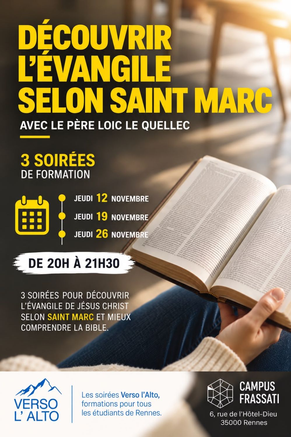 Découvrir l'Evangile de Saint Marc  avec le Père Loic Le Quellec