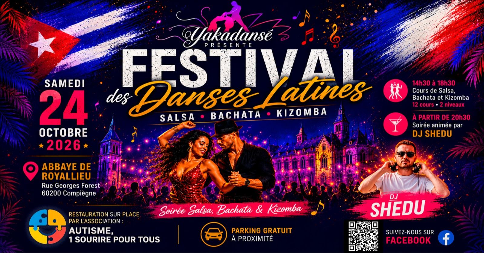 FESTIVAL DE DANSES LATINES - YAKADANSÉ   24.10.26 • SALSA • BACHATA • KIZOMBA • PARTY